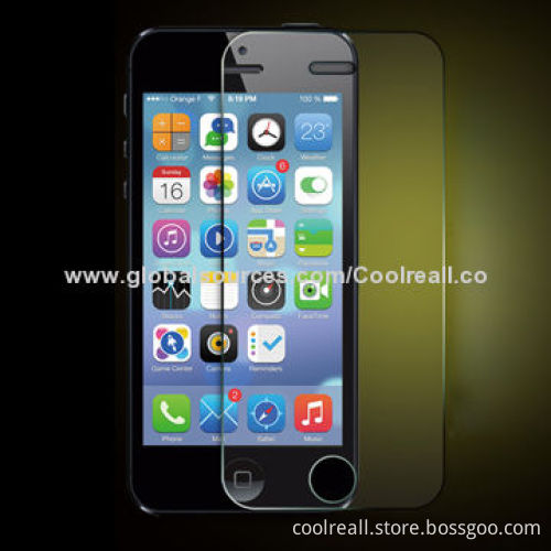Toughened Glass Screen Guard for iPhone 5/5S/5C, Anti-crack, Anti-broken, Highlight Stereo Feeling